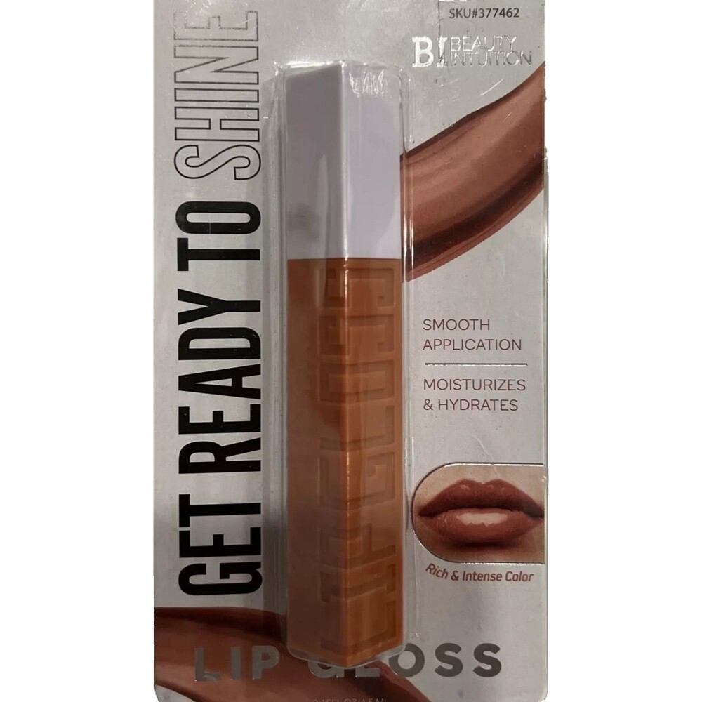 BI Beauty Intuition Lip Gloss "Warm Nude" New and Sealed Ships Free in 24 Hrs